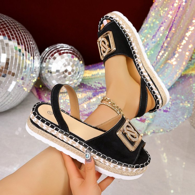 Sandálias Plataforma Femininas - Espadrille Slip On avaliação e preço