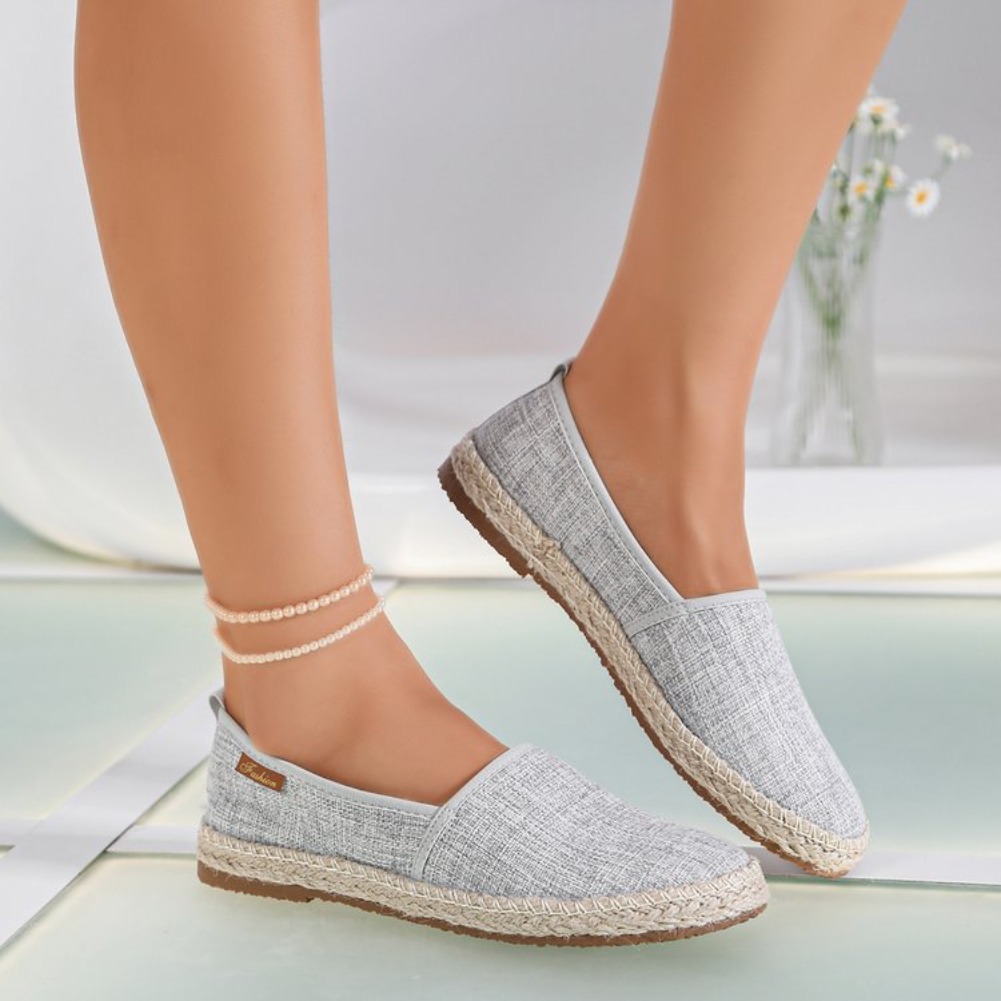 Sapatilhas Casuais Femininas d - Espadrille Slip On avaliação e preço