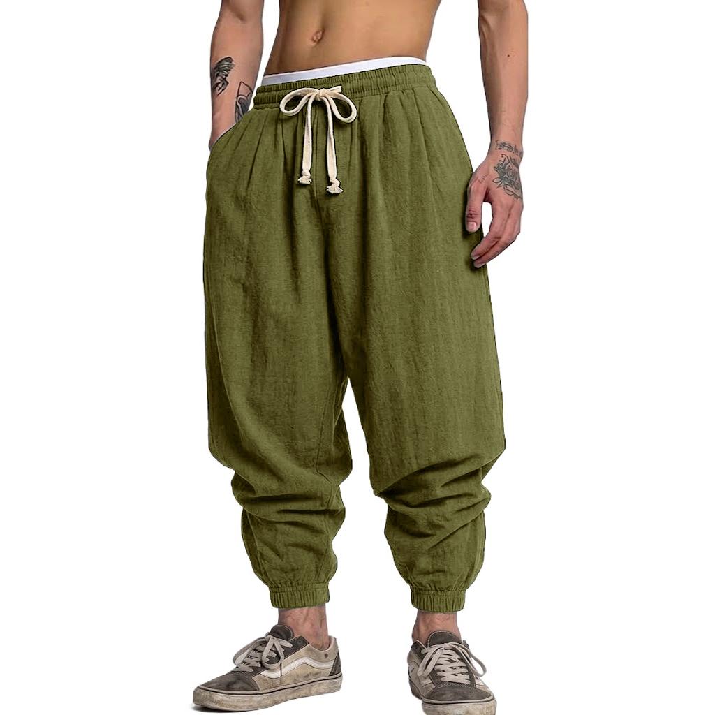 Calças de Algodão e Linho Core - Short Linen Drawstring avaliação e preço