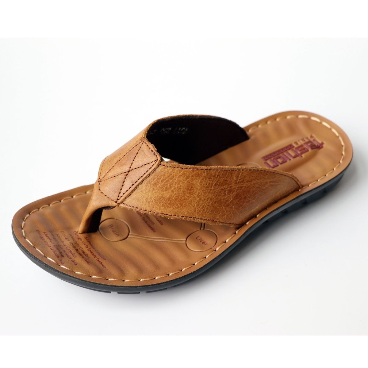 Sapatos de verão masculinos, c - Flip Flop Leather Men avaliação e preço
