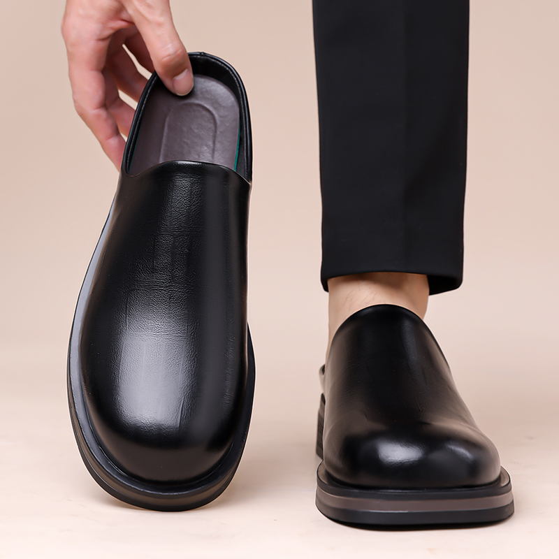 Chinelos Masculinos Slip-On, S - Flip Flop Leather Men avaliação e preço