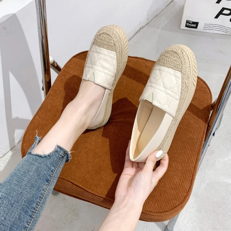 2025 novos sapatos femininos a - Espadrille Slip On avaliação e preço